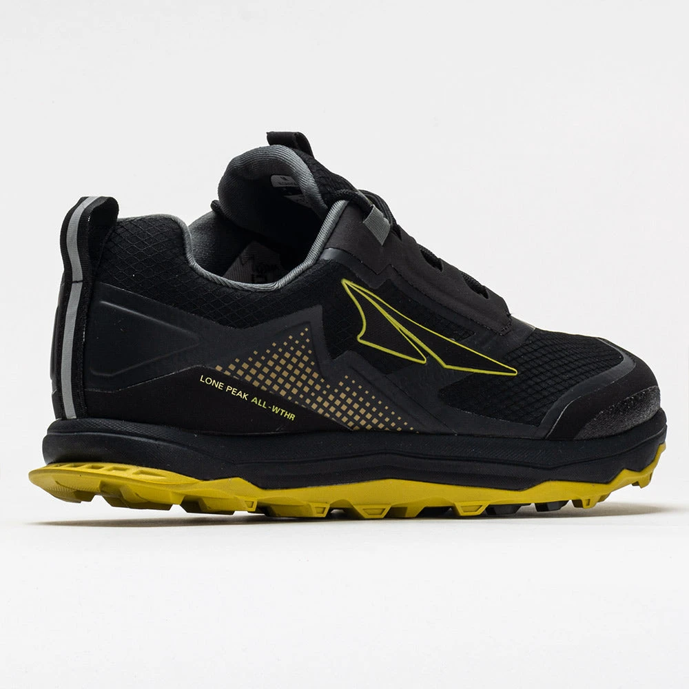 Altra Lone Peak All-Weather Men's Black/Yellow 6 Altra Lone Peak All-Weather Men's Black/Yellow - Image 6