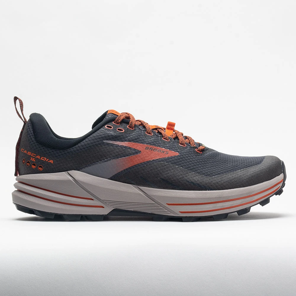 Brooks Cascadia 16 GTX Men's Black/ebony/Cinnabar 1 Brooks Cascadia 16 GTX Men's Black/ebony/Cinnabar