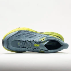 HOKA Speedgoat 5 Men's Stone Blue/Dark Citron -Exclusive Shoes Store 049271 2