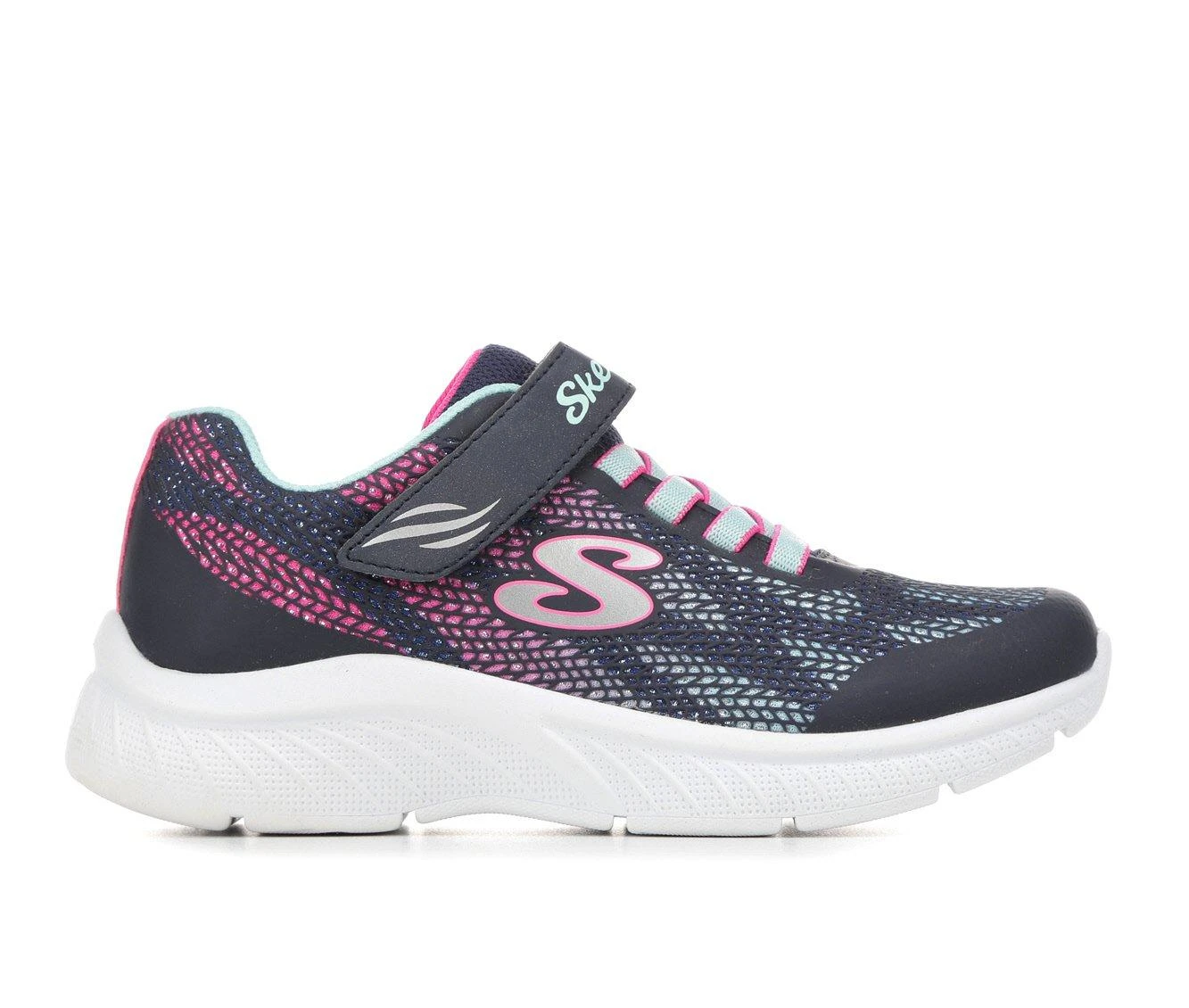 Girls' Skechers Little Kid & Big Kid Microspec Plus Running Shoes 2 Girls' Skechers Little Kid & Big Kid Microspec Plus Running Shoes - Image 2