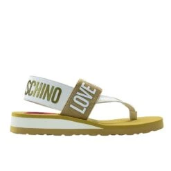 LOVE MOSCHINO GOLD SANDAL