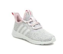 Girls' Adidas Little Kid & Big Kid Cloudfoam Pure 2.0 Sustainable Sneakers -Exclusive Shoes Store 2 19