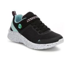 Girls' Skechers Little Kid & Big Kid Microspec Eco Fun Sustainable Running Shoes -Exclusive Shoes Store 2 82