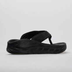 Hoka One One Ora Recovery Flip Men's Black/Dark Gull Gray -Exclusive Shoes Store 570409 6