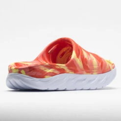 HOKA Ora Recovery Slide Swirl Unisex Yellow Pear/Fiesta -Exclusive Shoes Store 570558 6