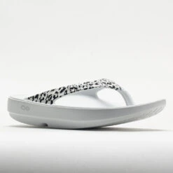 OOFOS OOlala Limited Women's White/Black Leopard -Exclusive Shoes Store 570571 5