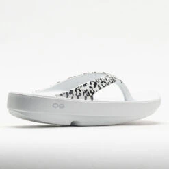 OOFOS OOlala Limited Women's White/Black Leopard -Exclusive Shoes Store 570571 6