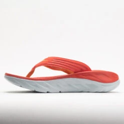 Hoka One One Ora Recovery Flip Men's Fiesta/Amber Yellow -Exclusive Shoes Store 570590 1