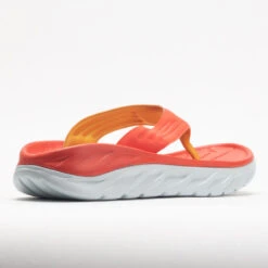 Hoka One One Ora Recovery Flip Men's Fiesta/Amber Yellow -Exclusive Shoes Store 570590 6