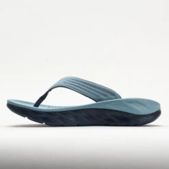 HOKA Ora Recovery Flip Men's Stone Blue/Outer Space -Exclusive Shoes Store 570604 1