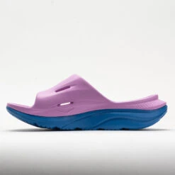 HOKA Ora Recovery Slide 3 Unisex Cyclamen/Coastal Sky -Exclusive Shoes Store 570612 1