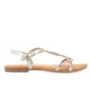 GIOSEPPO ARAXA SILVER SANDALS