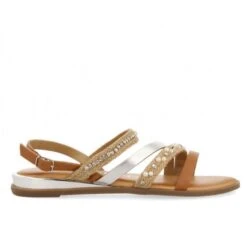 GIOSEPPO BANEINS TAN SANDALS