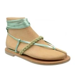 S.PIERO E20-002 MINT SANDALS -Exclusive Shoes Store E20 002METALMINT3