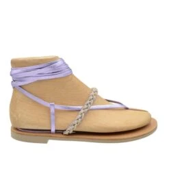 S.PIERO E20-002 PURPLE SANDALS