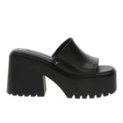 WINDSOR SMITH EMOTIONAL BLACK SANDALS