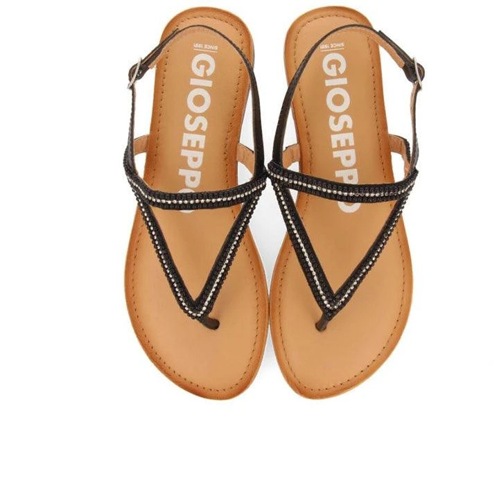 GIOSEPPO GAVEN BLACK SANDALS 2 GIOSEPPO GAVEN BLACK SANDALS - Image 2