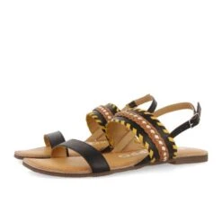 GIOSEPPO MELUN BLACK SANDALS -Exclusive Shoes Store MELUN2
