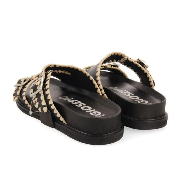 GIOSEPPO PANCAS BLACK BRAIDED SANDALS 3 GIOSEPPO PANCAS BLACK BRAIDED SANDALS - Image 3
