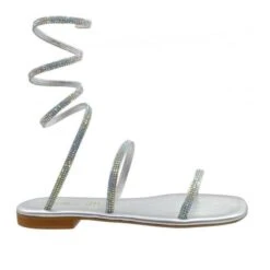 S.PIERO E34-006 SILVER SANDALS