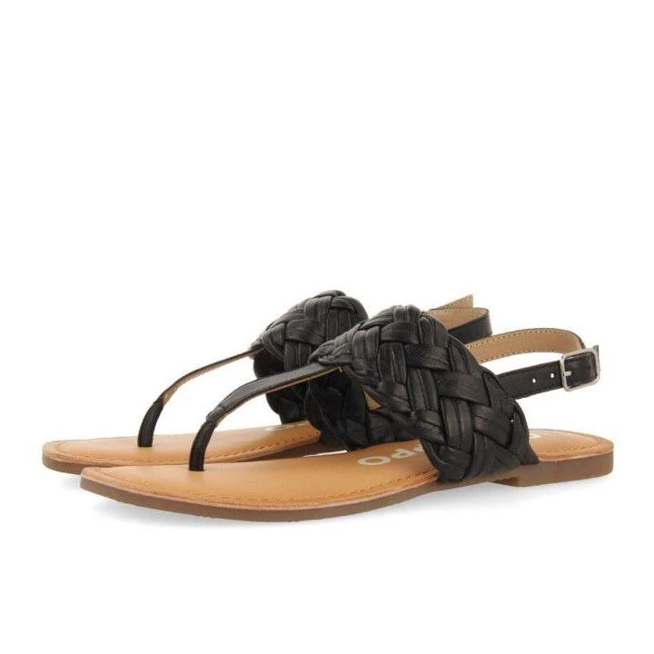 GIOSEPPO SERGINES BLACK SANDALS 3 GIOSEPPO SERGINES BLACK SANDALS - Image 3