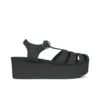 JEFFREY CAMPBELL JELLY BLACK SANDALS