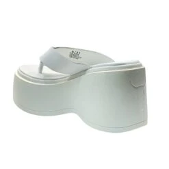 WINDSOR SMITH WHITE AVENUE PLATFORM SANDAL -Exclusive Shoes Store avwhite3