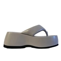 JEFFREY CAMPBELL - CRYBABY GREY SANDALS