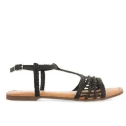 GIOSEPPO ICARAI BLACK SANDALS