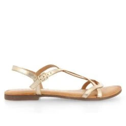 GIOSEPPO LAMIM GOLD SANDALS
