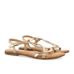 GIOSEPPO LAMIM GOLD SANDALS -Exclusive Shoes Store lamimbeige3