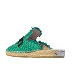 MACARENA IMA154 GREEN FLATS -Exclusive Shoes Store macarenagreen3