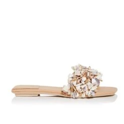 JEFFREY CAMPBELL - SHELLSEA NATURAL FLAT