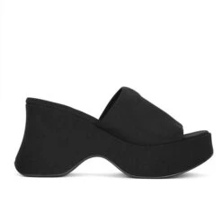 JEFFREY CAMPBELL - 6TEEN BLACK SANDALS