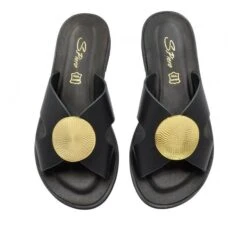 S.PIERO E37-017 BLACK FLATS -Exclusive Shoes Store spe 37blk3