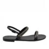S.PIERO E1-093 BLACK SANDALS