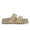 NAKED WOLFE VALENCIA GOLD DIAMOND NYLON SLIPPERS