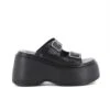 WINDSOR SMITH AGENDA BLACK SANDAL